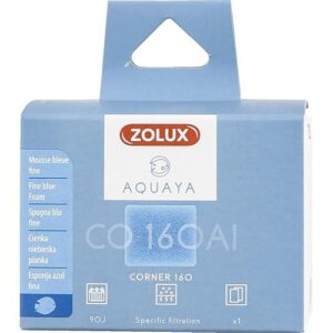 Zolux - Filtre pour Pompe Corner 160, Filtre CO 160 Al Mousse Bleue Fine x1. pour Aquarium. - ZO-330253