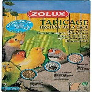 Zolux Tapicage Hygiène de la Cage pour Oiseau Taille S