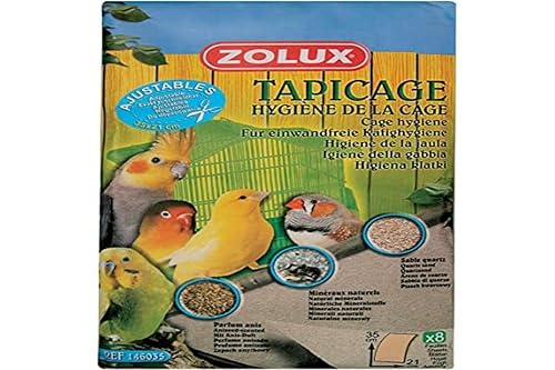 Zolux Tapicage Hygiène de la Cage pour Oiseau Taille S