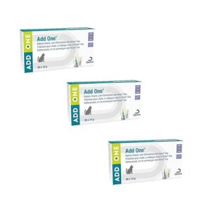 Porus Add One — Saveur pâté de Foie — Pack de 3 — 3 x 30 x 10 g — Complément Alimentaire pour Chats