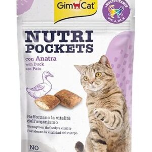 GIMCAT NUTRIPOCKETS AVEC CANARD 60 G