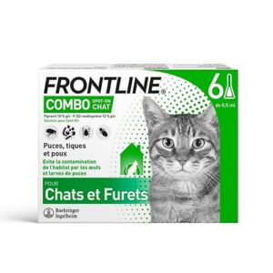 Merial - Frontline Combo pour chat 30 pipettes