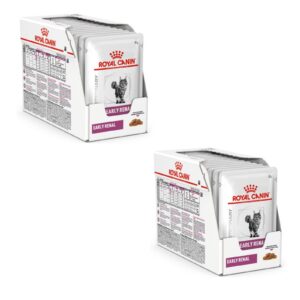 Royal Canin Veterinary Early Renal — Pack Double — 2 x 12 x 85 g — Aliment Complet diététique pour