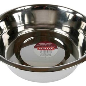 Zolux - Ecuelle/Bol/Gamelle en INOX de 25 cm / 2.8 Litre pour Chiens/Animaux de Compagnie