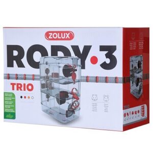 Alternative view of Zolux Cage pour Hamster, Souris, Gerbille ''RODY 3'' Trio 1 Unité (Lot de 1)
