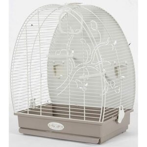 Zolux Cage Arabesque Alice 40 cm Fond Taupe Marron