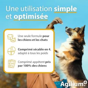 Alternative view of Agilium+ Aliment complémentaire Qui améliore la mobilité du Chiens et Chats - Boite 30 comprimés