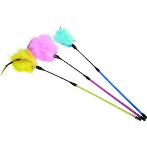 Zolux Jeux Chat Canne Plumeau Coloris Divers 1 Unité
