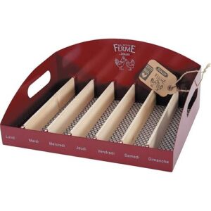 Alternative view of Zolux Range Oeufs Metal Grenat