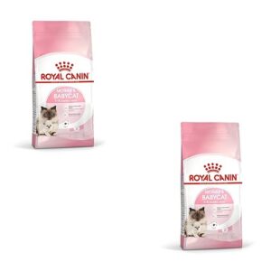 Royal Canin Mother & Babycat | Pack Double | 2 x 400 g | Aliments secs pour Chats | Spécialement conçu pour Le Chat et Ses Chatons | pour renforcer Les défenses immunitaires Naturelles