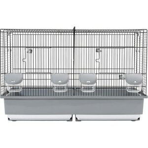 Alternative view of Zolux Cage d'élevage 67 Noir/Gris 70 x 40 x 44 cm