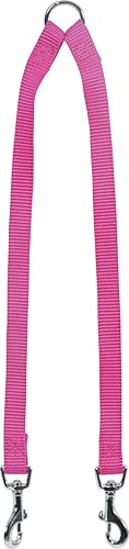 Zolux Accouple Nylon pour Chien Coloris Unis Fuchsia Largeur 15 mm Longueur 40 cm