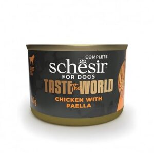 Schesir Taste The World Dog Aliment complet au poulet avec paella 150 g