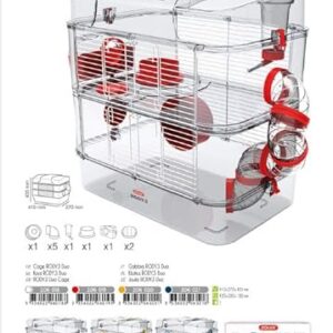 Alternative view of Zolux Cage pour Hamster, Souris, Gerbille ''RODY 3'' Duo
