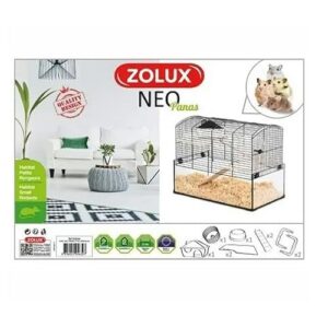 Alternative view of Zolux Cage Neo Panas Petit Rongeur L 52 X P 28.5 X H 40 Cm Noire