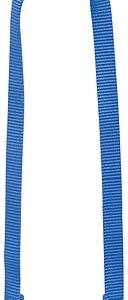 Zolux Accouple Nylon pour Chien Coloris Unis Bleu Largeur 15 mm Longueur 40 cm