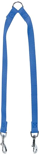 Zolux Accouple Nylon pour Chien Coloris Unis Bleu Largeur 15 mm Longueur 40 cm