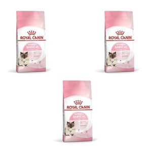 Royal Canin Mother & Babycat | Pack de 3 | 3 x 400 g | Aliments secs pour Chats | Spécialement conçu pour Le Chat et Ses Chatons | pour renforcer Les défenses immunitaires Naturelles