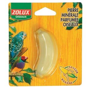 Zolux Pierre Minérale Parfumée à la Banane pour Oiseau
