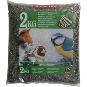 Zolux Tournesol Aliment pour Oiseaux de Jardin, 2 kg, Multicolore, Unique