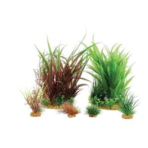 Zolux - Jalaya n°3 Plantes artificielles 6 Pieces H 22 cm Plantkit décoration d'aquarium