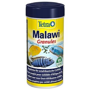 Tetra Malawi Granulés Aliment Complet pour Tous Cichlides Herbivores pour Aquariophilie 250 ML