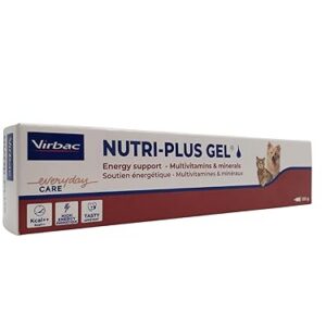Virbac Nutri-Plus Gel — 120 g — Complément alimentaire pour chiens et chats pour le complément