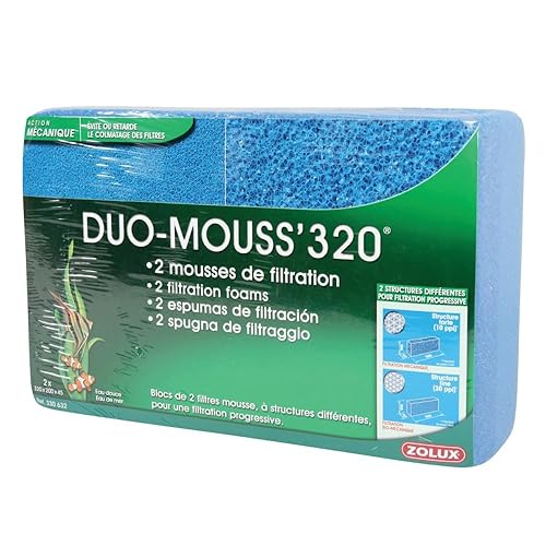 Zolux Duo Mousse pour Aquarium 320 cm