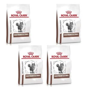 Royal Canin Veterinary Gastrointestinal Feline | Pack de 4 | 4 x 400 g | Nourriture sèche pour Chats | Peut Aider en Cas de Troubles Gastro-intestinaux chez Les Chats