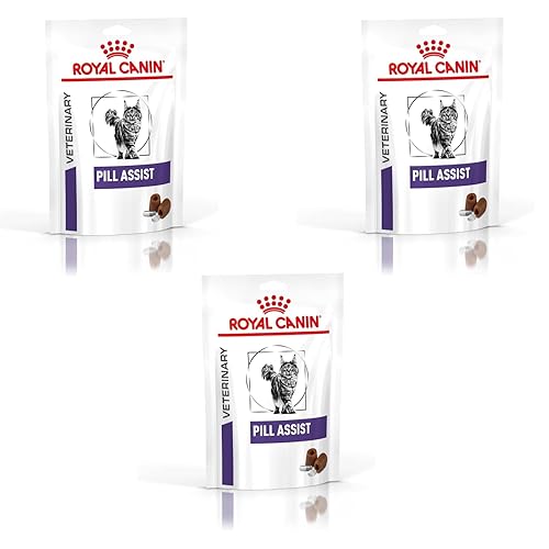 Royal Canin Veterinary Pill Assist Cat | Pack de 3 | 3 x 45 g | Complément Alimentaire pour Chats | Croquettes appétissantes pour Une Administration Plus Facile des médicaments