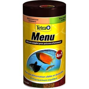 TETRA TetraMin Menu - Aliment Complet en flocons pour Poissons tropicaux - 250ml