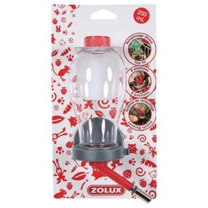 Autre Marque Biberon avec Remplissage Facile Rouge Cerise 250 ML (Remplissage par Le Dessus)