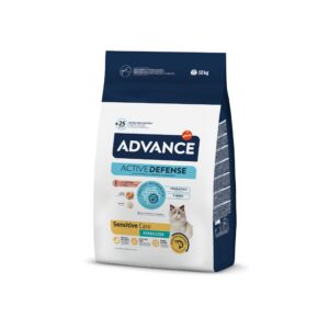 Advance Cat Adult Sensitive Sterilized - Croquettes pour Chats Adultes Stérilisés avec des