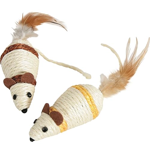 Zolux Jeux Chat Souris en Sisal Coloris Divers 1 Unité