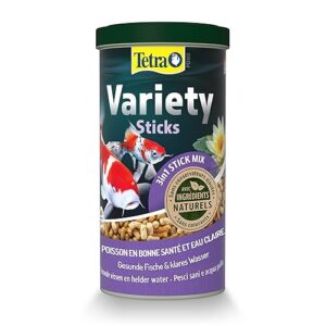 Tetra Pond Variety Sticks – Mélange Complet d’Aliments en Stick pour tous les Poissons de Bassin -