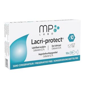 Lacri-Protect 10 x 0,5 ml Lubrifiant oculaire pour chien et chat