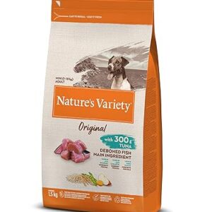 Nature's Variety Original Croquettes pour Chiens Adultes avec Thon sans arêtes 1,5 kg 1 Unité