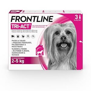 FRONTLINE tri-act Chiens de 2 à 5 kg 3 pipettes