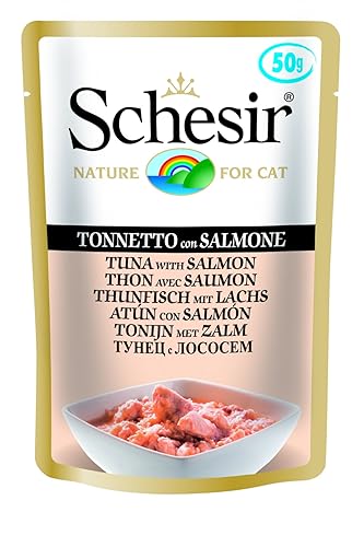 Schesir 0103203 Cat Thon au Saumon 50 g