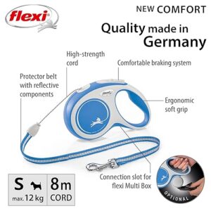Alternative view of Flexi, Laisse Modèle New Comfort, Version Cordon, Sangle particulièrement résistante, Système de