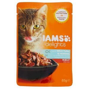 IAMS Delight Chaton Nourriture Humide en gélée saveur Poulet 12x85g