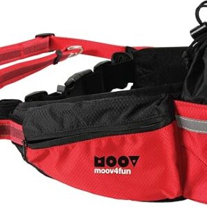 Zolux Moov Ceinture Anti-Traction Elastique Réflective Réglable Plusieurs Poches pour Jogging pour