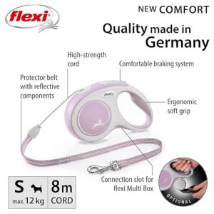 Alternative view of Flexi, Laisse Modèle New Comfort, Version Cordon, Sangle particulièrement résistante, Système de