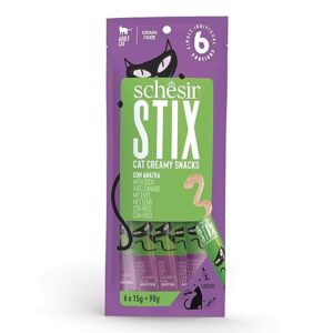 Schesir Stix Snack crémeux pour Chats de 6 x 15 g