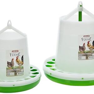 Zolux Mangeoire Basse Cour Plastique Silo pour Élevage/Agriculture Urbaine 8 kg