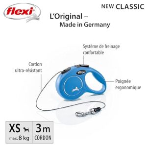 Alternative view of flexi New Classic Cordon pour Chien Bleu 3 m Taille XS