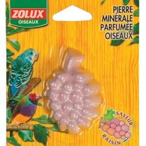Zolux Pierre Minérale Parfumée au Raisin pour Oiseau