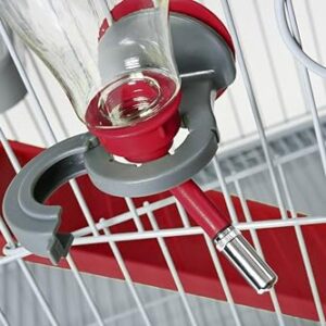 Alternative view of Biberon rongeurs avec Remplissage Facile 500 ML Rouge Cerise (Remplissage par Le Dessus)