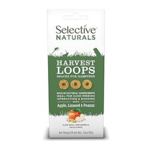 Savoureuses friandises 100% naturelles en forme d'anneaux pour les hamsters, les gerbilles, les rats et les souris