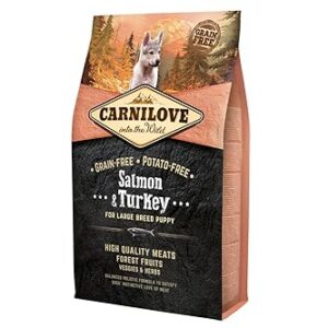 CARNILOVE Salmon & Turkey Large Breed Puppy 12 kg Chiot Saumon, Dinde
